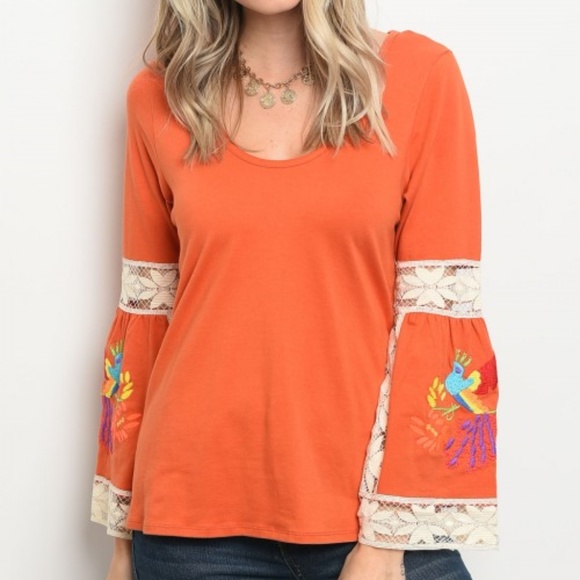 Vava by Joy Han Tops - Top VAVA BY JOY HAN EMBROIDERED BLOUSE